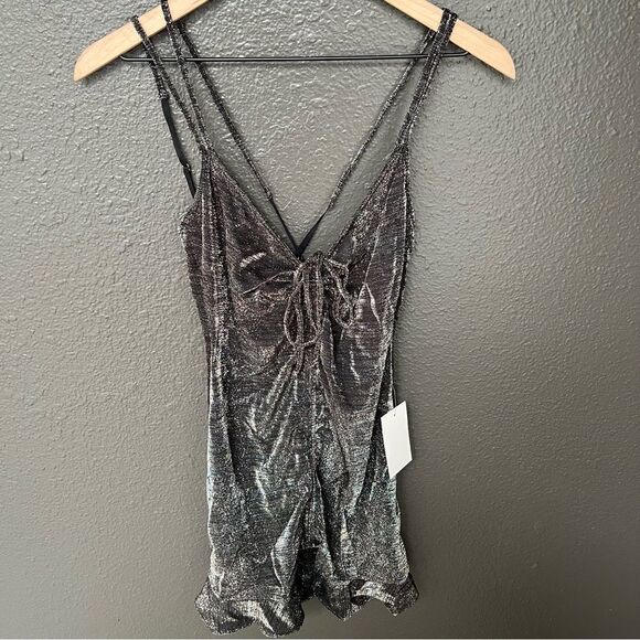 NWT Revolve x For Love & Lemons Baccarat Dress in Galaxy | Size S - Picture 5 of 10